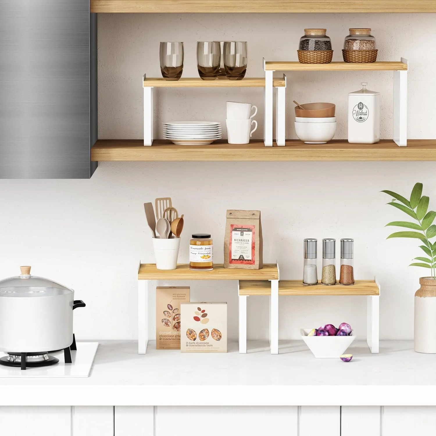 Goozii Kitchen Cabinet Organizer Set of 4 image 2