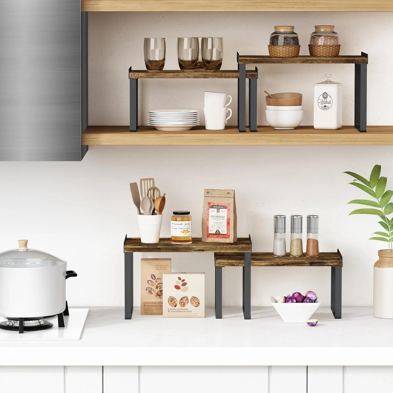 Goozii Kitchen Cabinet Organizers and Storage Shelves image 3