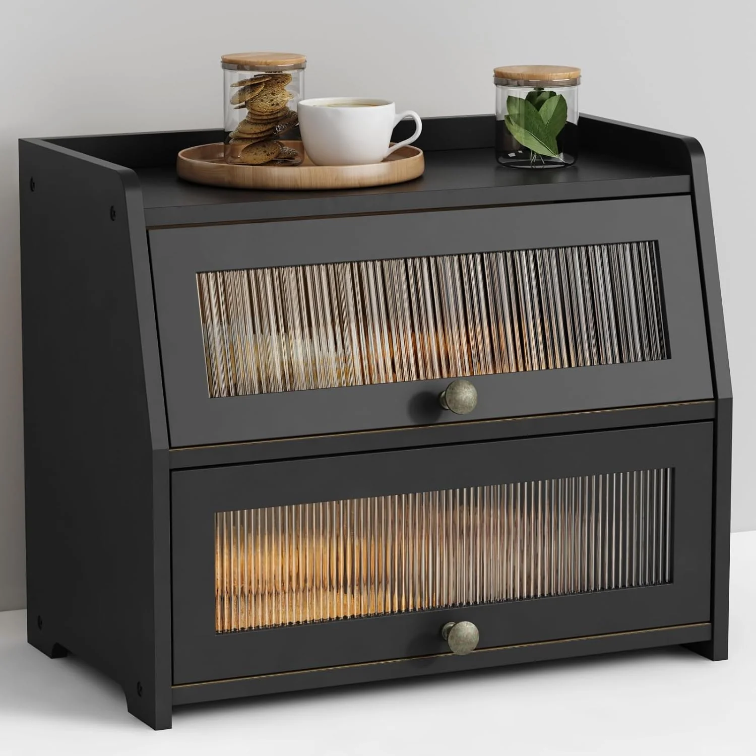 Goozii Large Bread Box for Kitchen Countertop