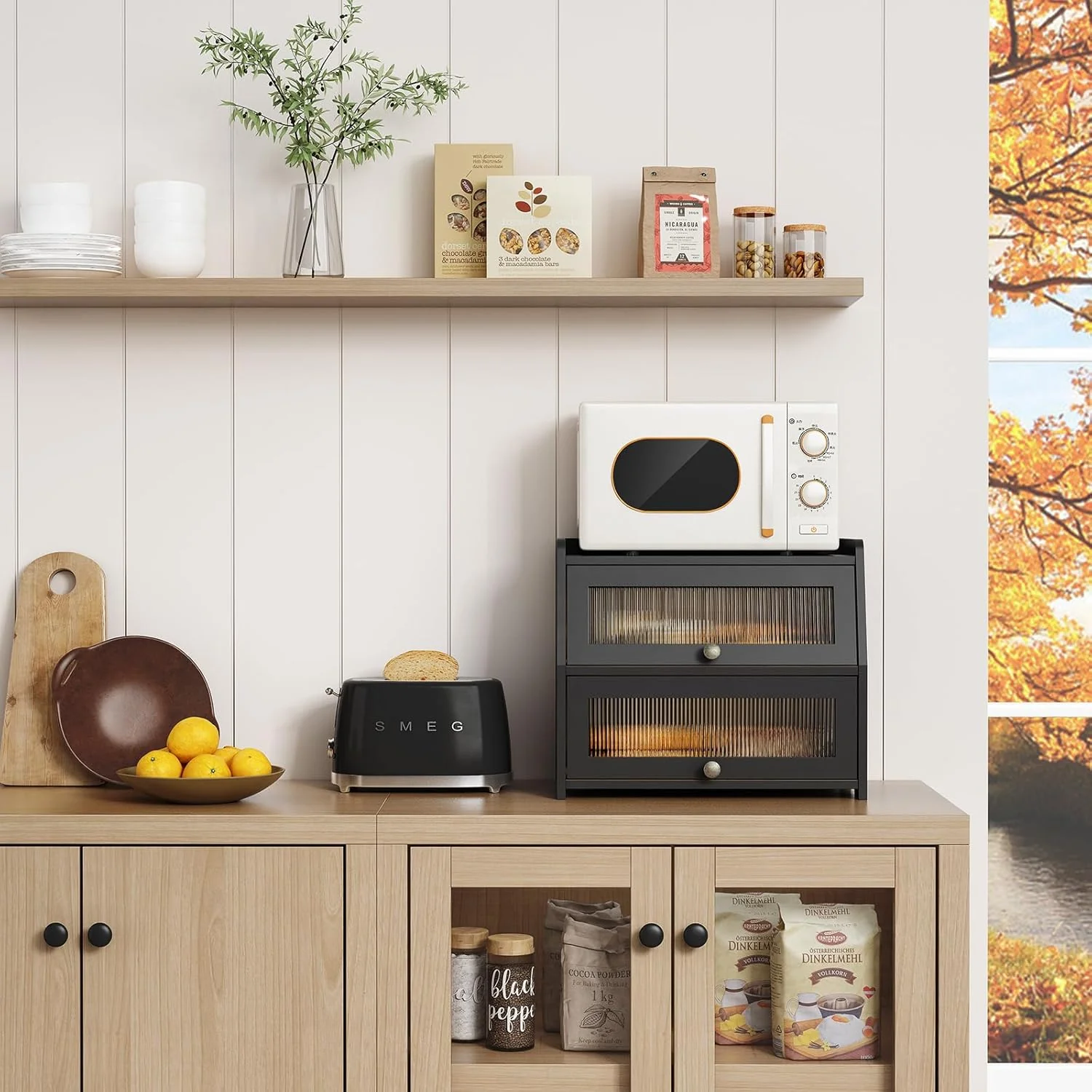 Goozii Large Bread Box for Kitchen Countertop image 2